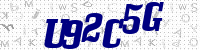 Blue Captcha Image